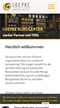Mobile Screenshot of loepke.de